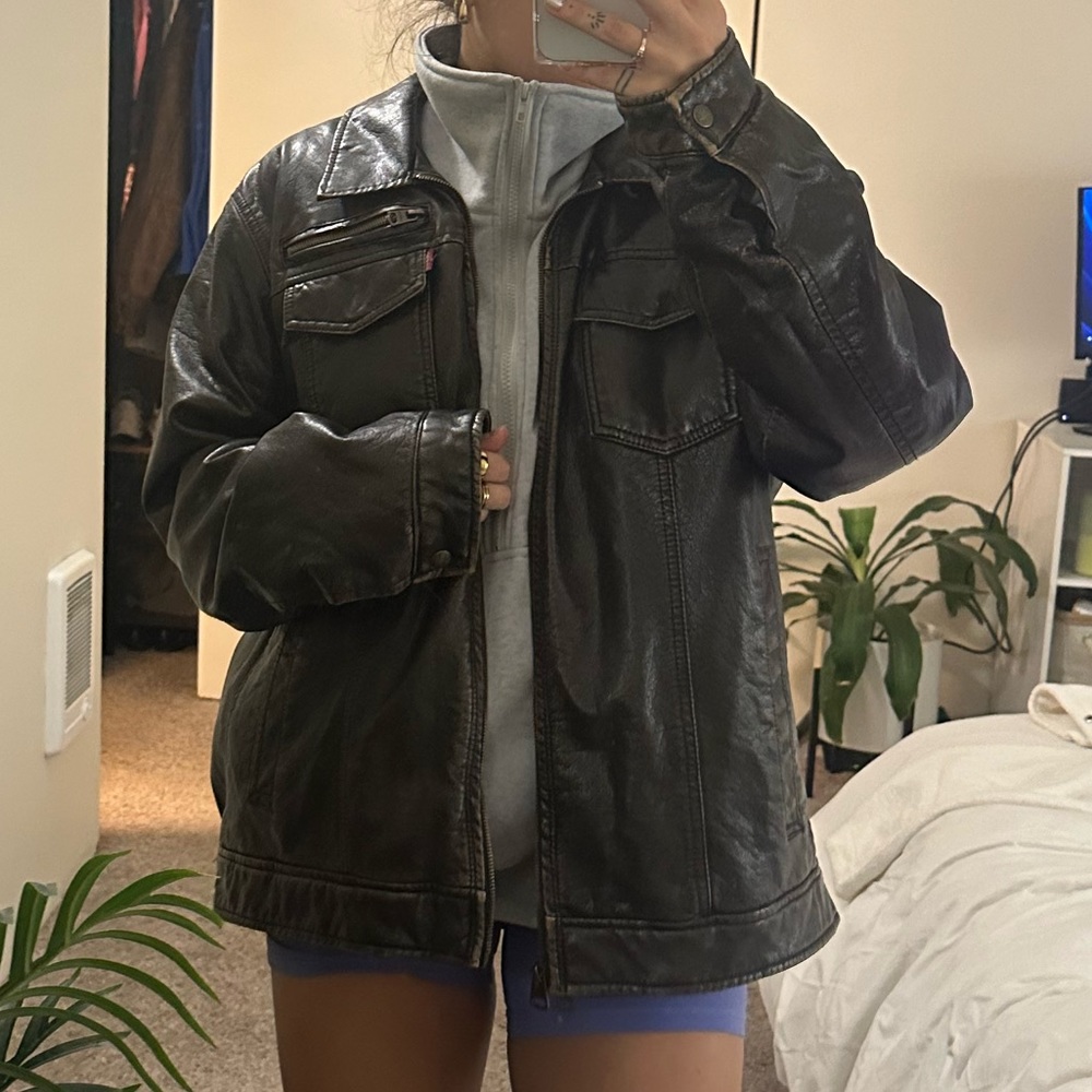 Men's Brown Leather Jacket